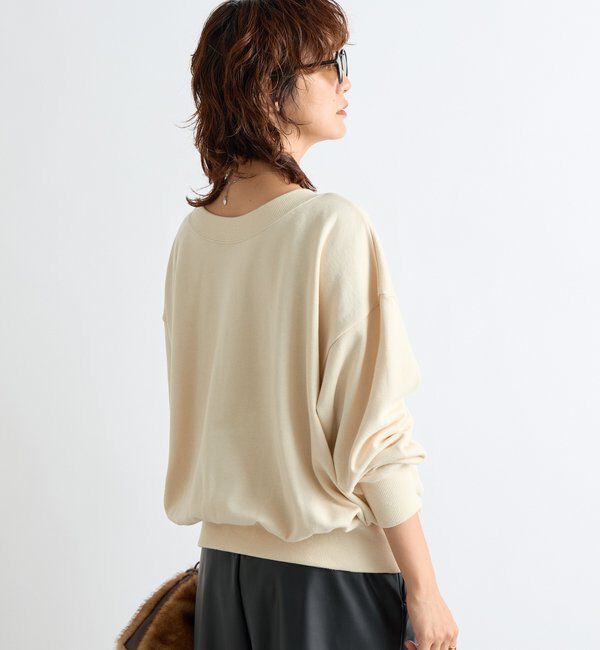  「【大人カジュアルに】2wayPhotoスウェット」|Tシャツ・カットソー|