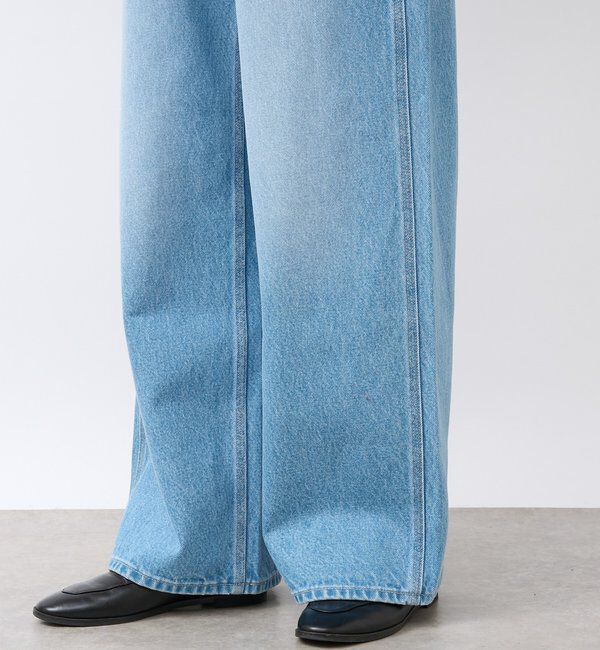  「【MONN.:.(モン)】ルーズペインターデニム」|デニム|