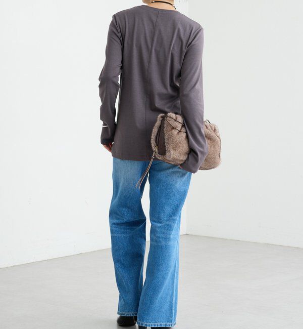  「MYSELFbyRD/PATCHING LONG TEE」|Tシャツ・カットソー|