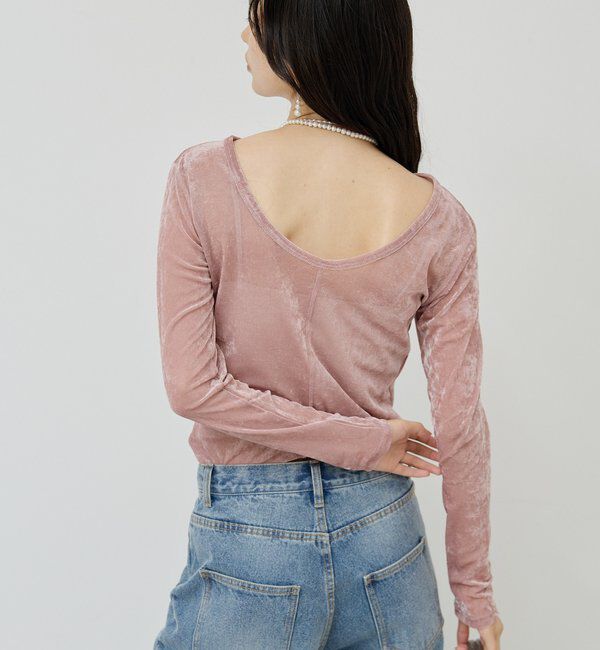  「【2WAY】メッシュフロッキーロンＴ」|Tシャツ・カットソー|