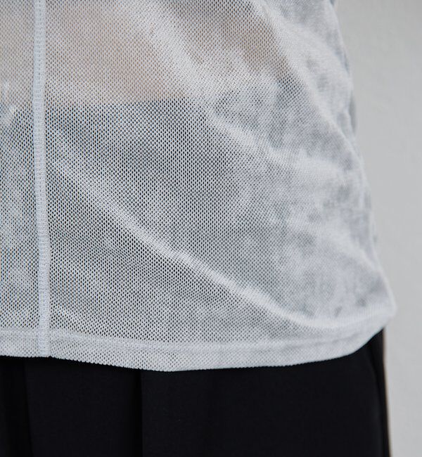  「【2WAY】メッシュフロッキーロンＴ」|Tシャツ・カットソー|