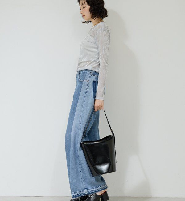  「【2WAY】メッシュフロッキーロンＴ」|Tシャツ・カットソー|