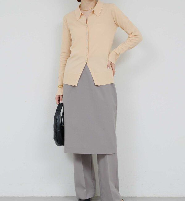  「総針ポロカーデ」|ニット・セーター|