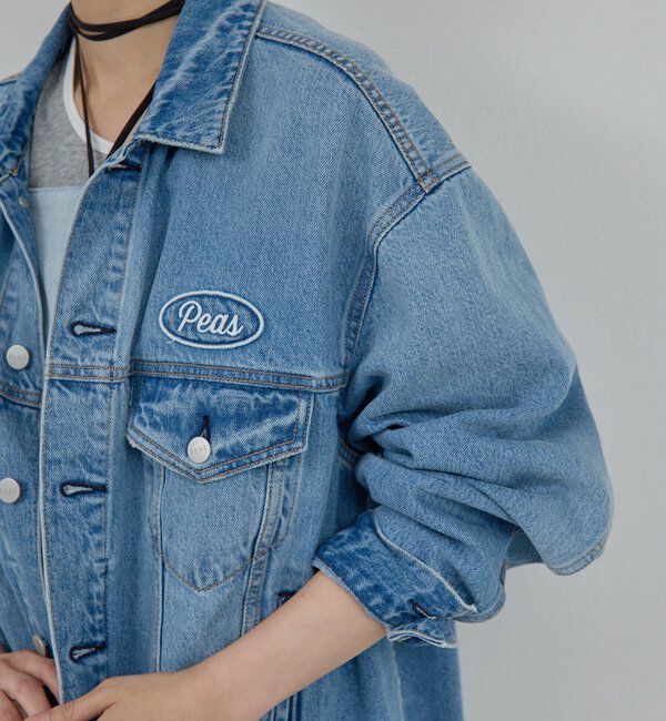  「【PEAS】オーバーGジャン」|ベスト・ジレ|