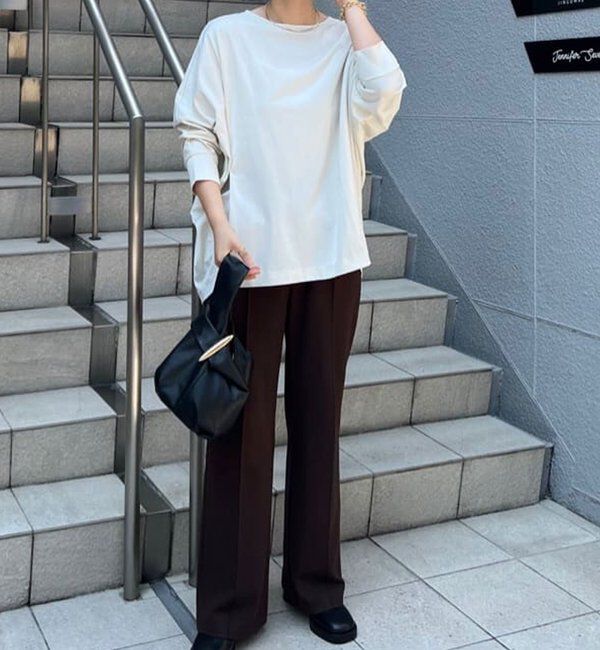  「【セットアップ対応】キュプラジャージードルマンプルオーバー」|Tシャツ・カットソー|