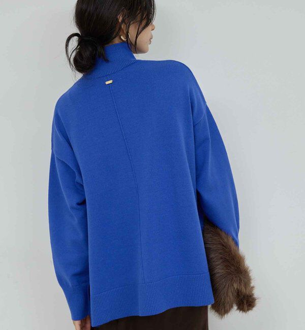  「【手洗い可】【全骨格対応】オーバータートルニット」|ニット・セーター|