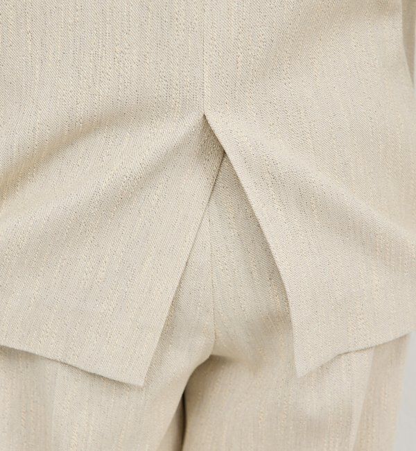  「【セットアップ対応】ノーカラーツイードジャケット」|その他|