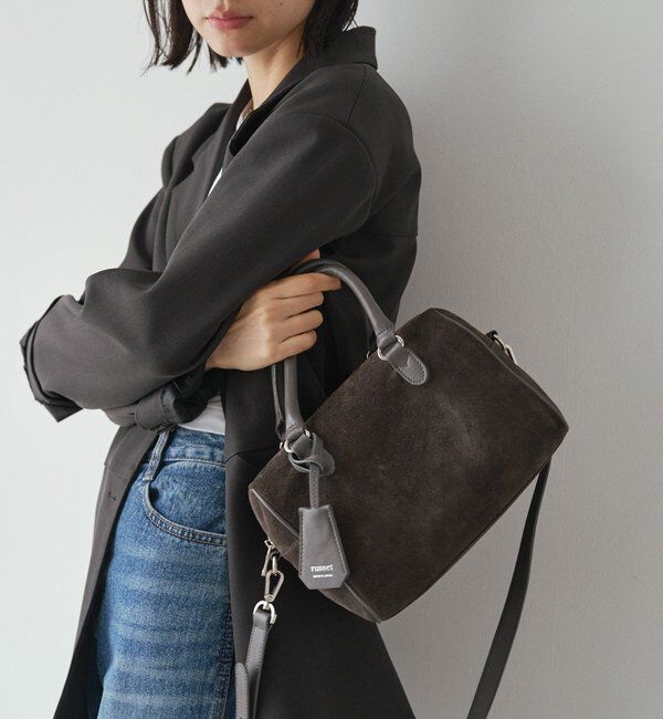  「スエード2WAYミニボストンバッグ」|ボストンバッグ|