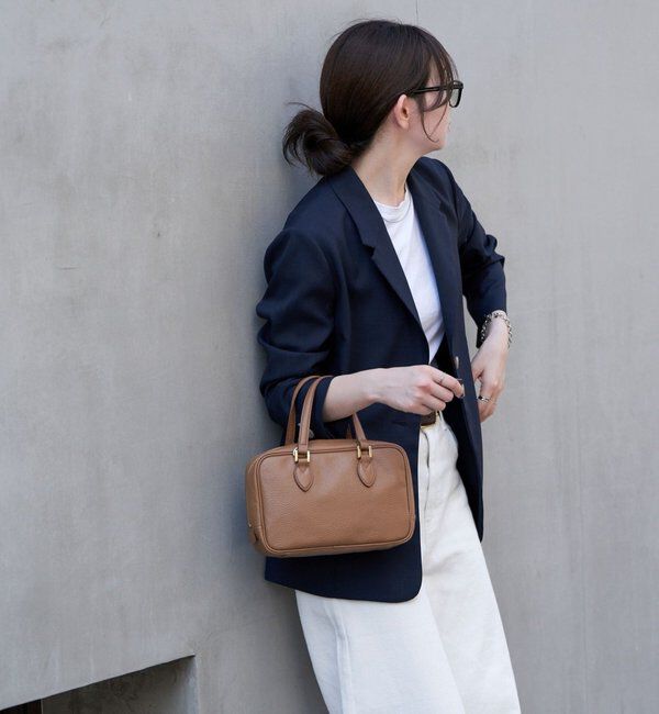  「レザー2WAYミニボストンバッグ」|ボストンバッグ|