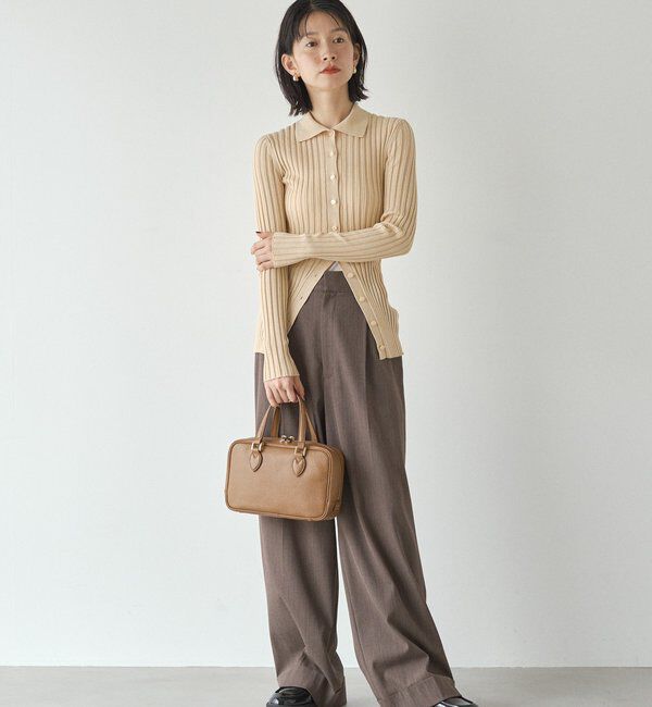  「レザー2WAYミニボストンバッグ」|ボストンバッグ|