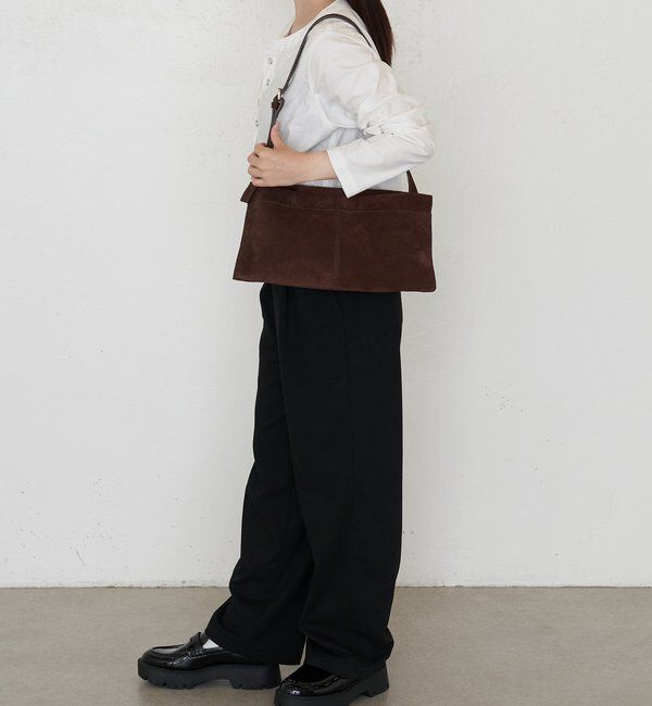  「【再値下げ】スエードショルダーバッグ」|ショルダー・メッセンジャー|