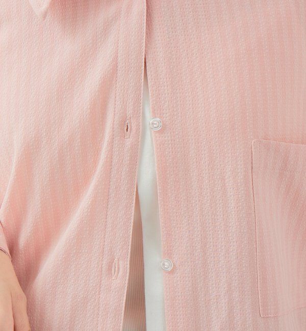  「[森川企画]レイヤードストライプドロストシャツ」|シャツ・ブラウス|