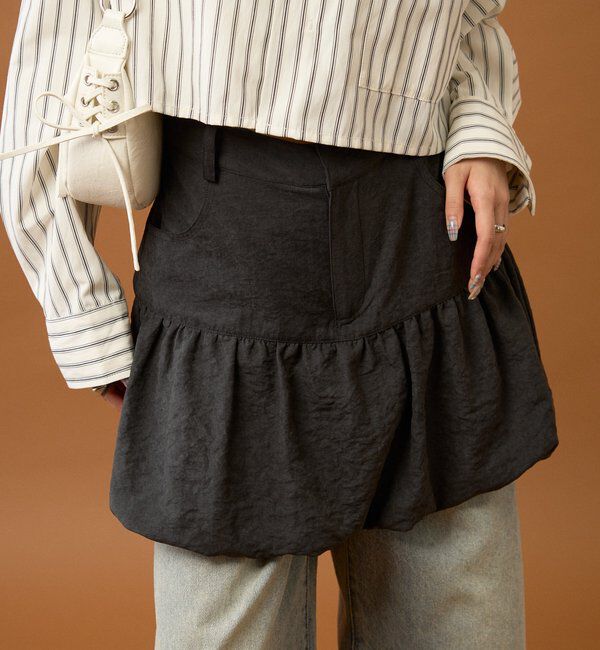  「切り替えバルーンスカート」|スカート|