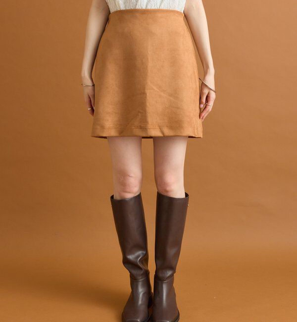  「フェイクスウェードミニスカパン」|スカート|