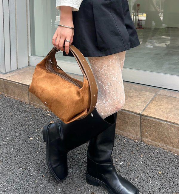  「loti ロングベルトホーボーBAG」|トートバッグ|キャメル