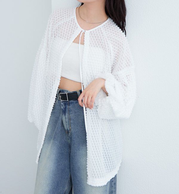  「【@akane__11.1企画】フリンジシェイプチュニック」|シャツ・ブラウス|