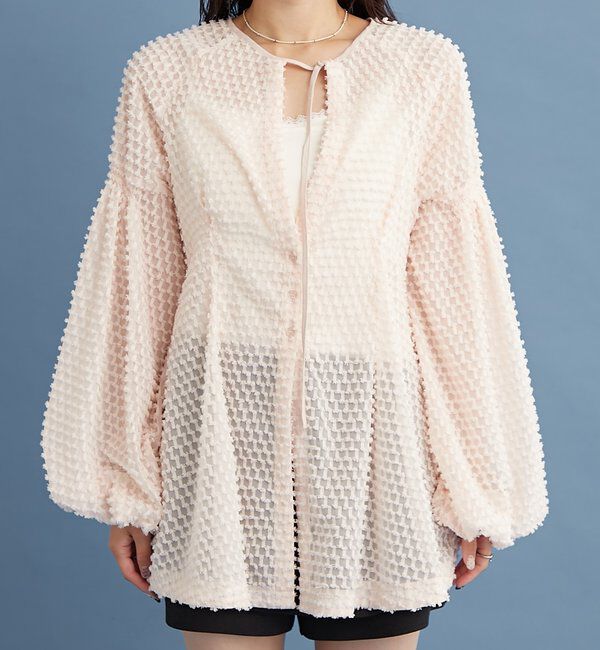  「【@akane__11.1企画】フリンジシェイプチュニック」|シャツ・ブラウス|