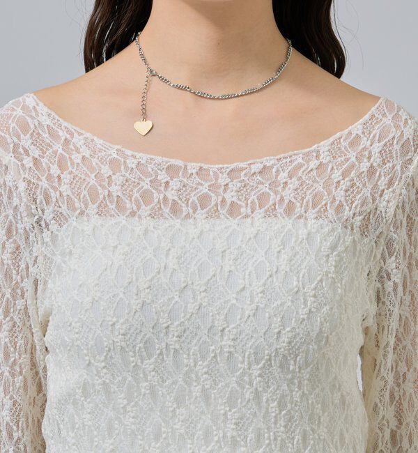  「レースプルオーバー」|Tシャツ・カットソー|