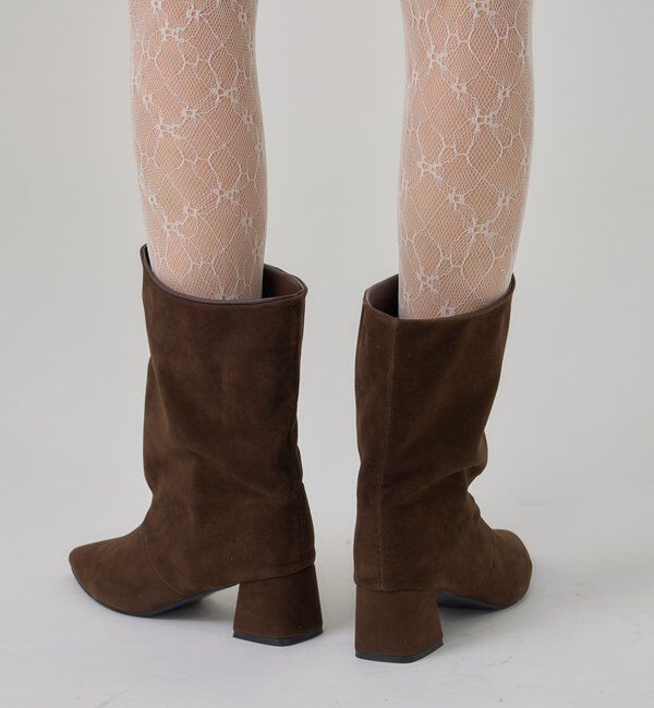  「スウェードショートブーツ」|ショートブーツ|