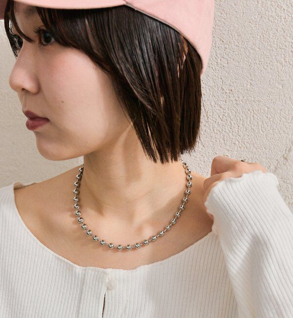  「ボールチェーンネックレス」|リング|