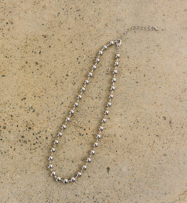  「ボールチェーンネックレス」|リング|