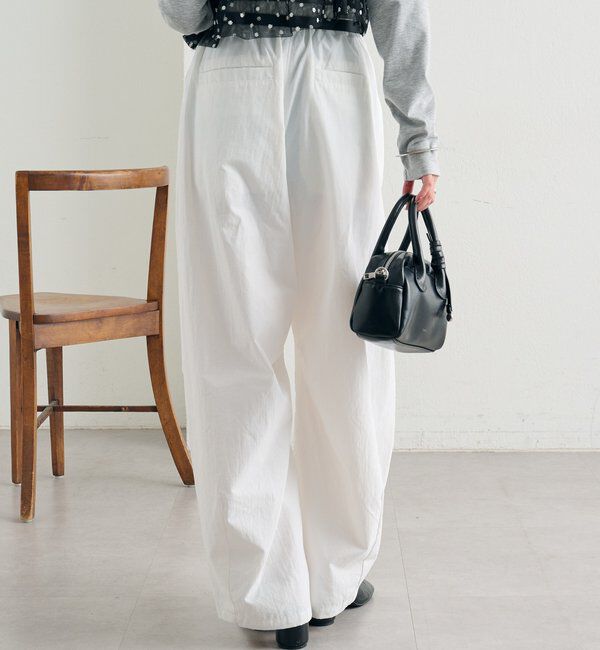  「ボリュームイージーパンツ」|チノ|