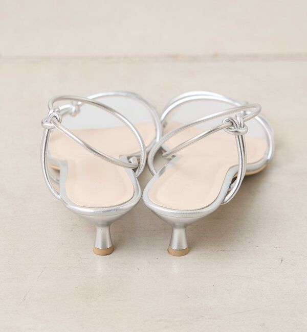  「クロスストラップヒールサンダル」|サンダル|