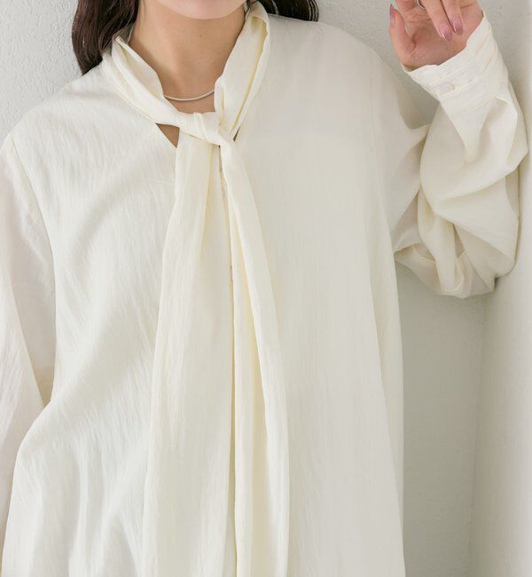  「ボウタイバルーンブラウス」|シャツ・ブラウス|