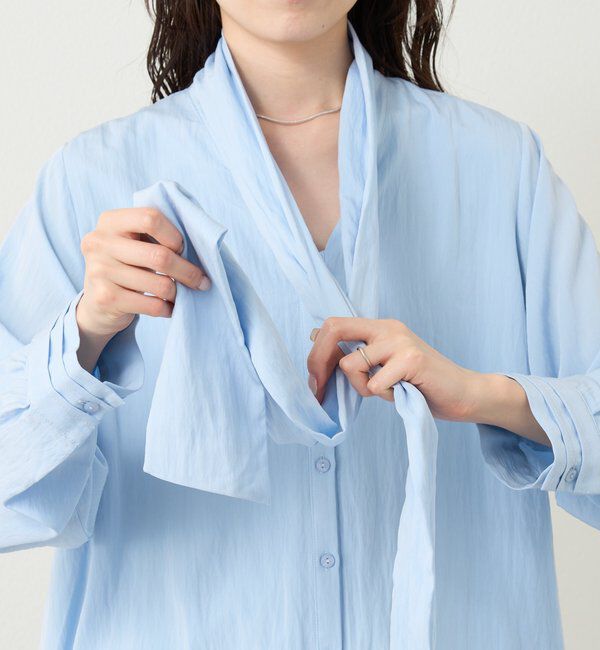  「ボウタイバルーンブラウス」|シャツ・ブラウス|