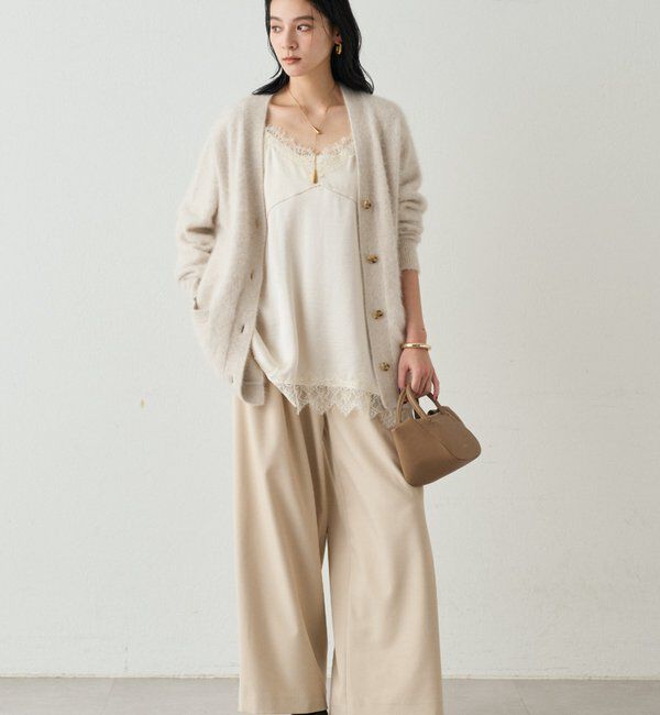  「FURカシミヤニットカーデ」|ニット・セーター|