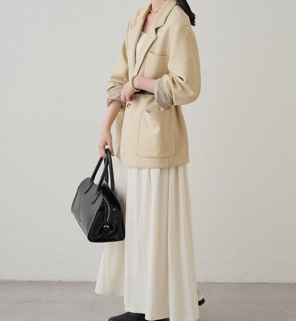  「フェイクスウェードジャケット」|ベスト・ジレ|