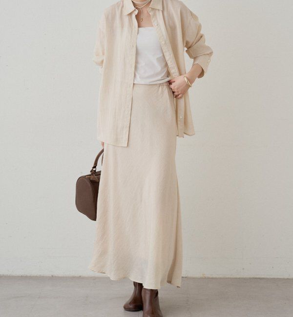  「とろみフレアスカート」|スカート|