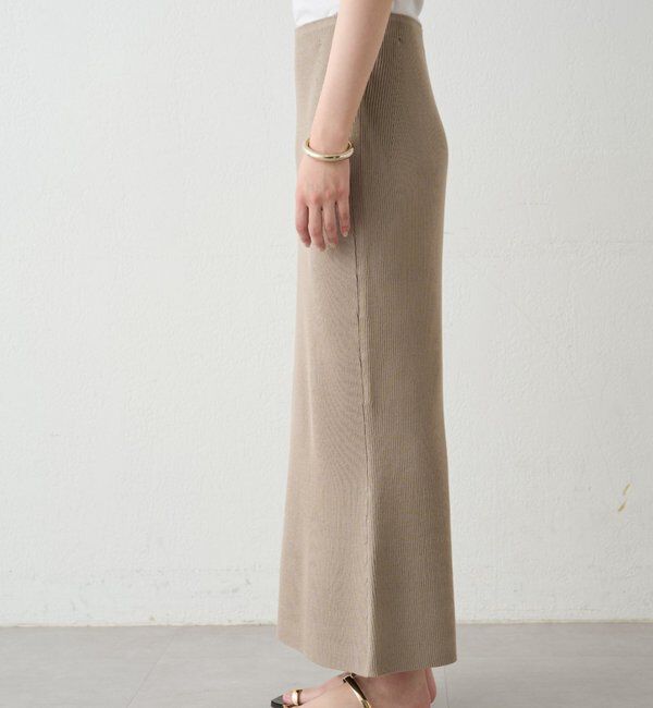  「リブセミフレアニットスカート」|スカート|