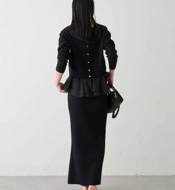  「リブセミフレアニットスカート」|スカート|