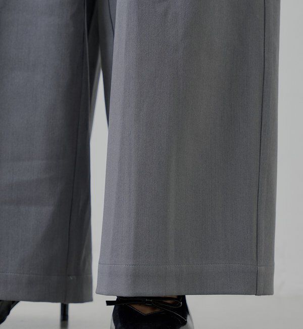  「【SALON by Chico】 BIGリボンスラックスロングパンツ」|チノ|