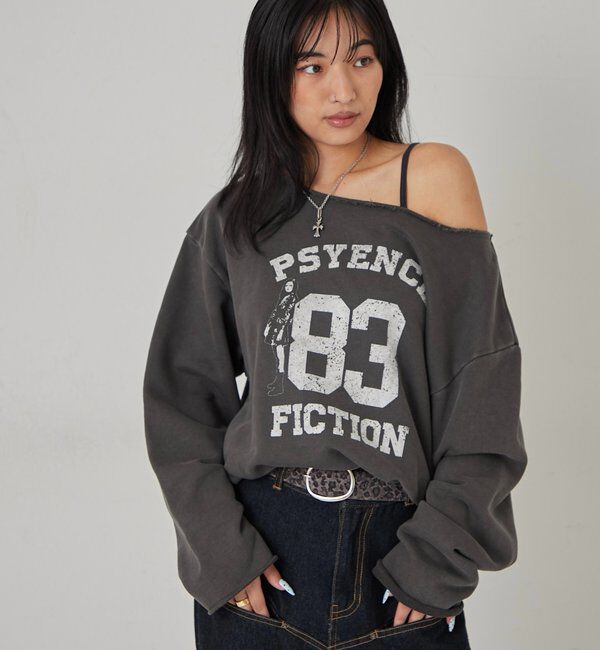  「エリオットナンバリングワンショルダースウェット」|Tシャツ・カットソー|