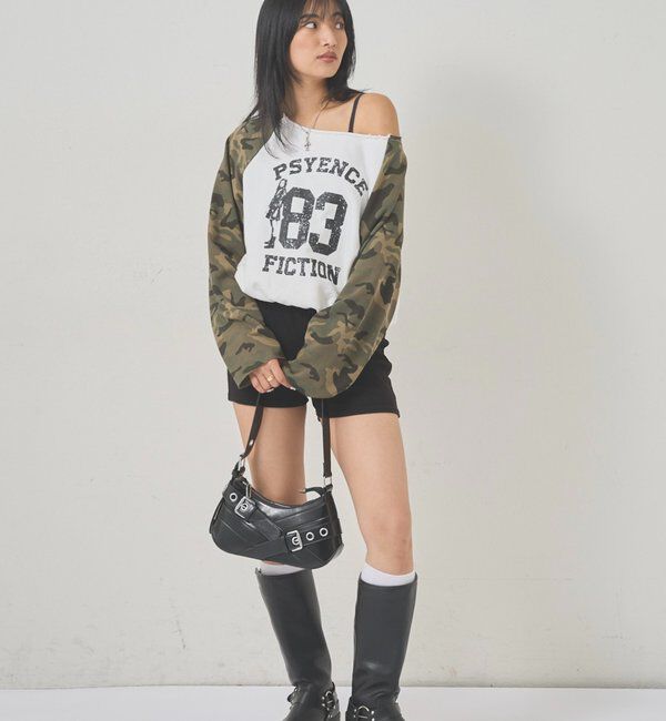  「エリオットナンバリングワンショルダースウェット」|Tシャツ・カットソー|