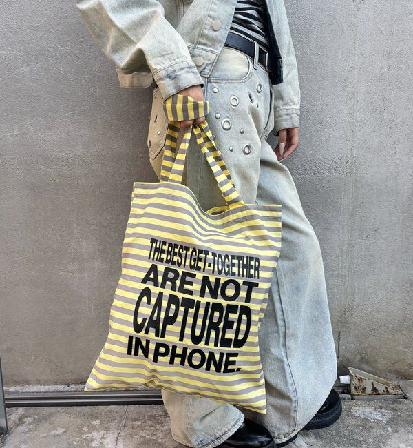  「【WEB限定】メッセージロゴトートバッグ」|トートバッグ|