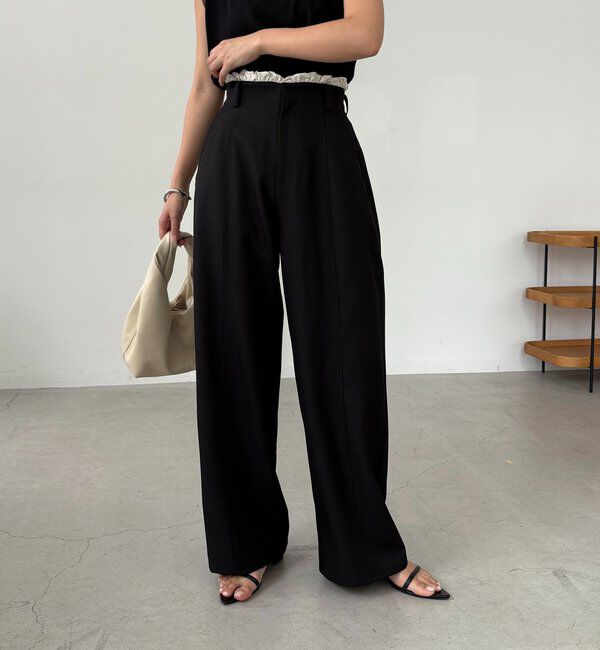  「フリルウエストパンツ」|チノ|