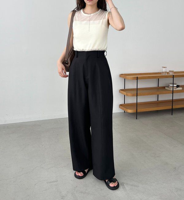  「フリルウエストパンツ」|チノ|