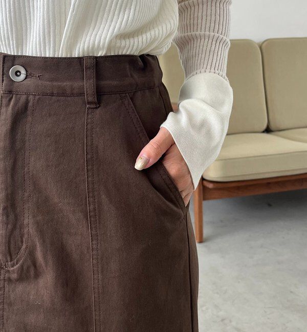  「【セットアップ対応】コットンフレアスカート」|スカート|