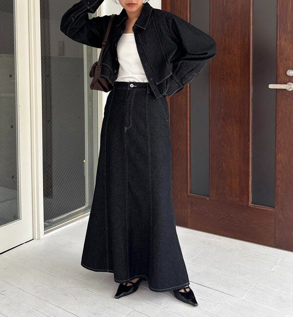  「【セットアップ対応】コットンフレアスカート」|スカート|