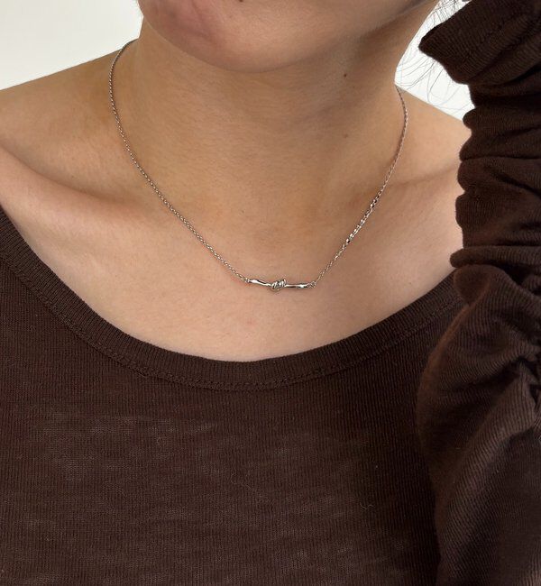  「〈GOLDY/ゴールディ〉ノットバーネックレス」|リング|