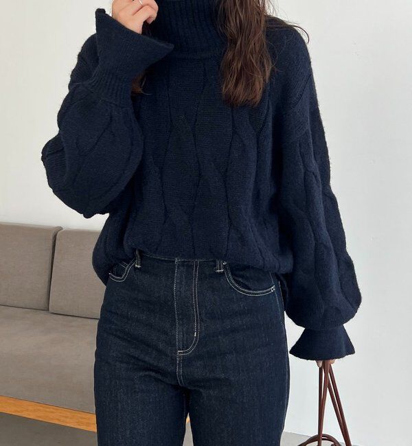  「ケーブルキャンディニット」|ニット・セーター|