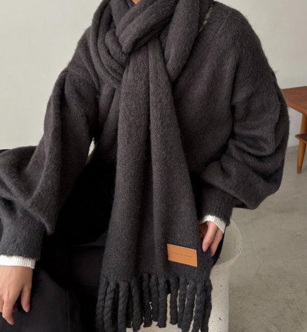  「【前後2WAY】モヘア起毛パフカーディガン」|カーディガン|