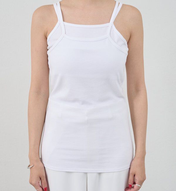  「ダブルストラップキャミソール」|キャミソール|