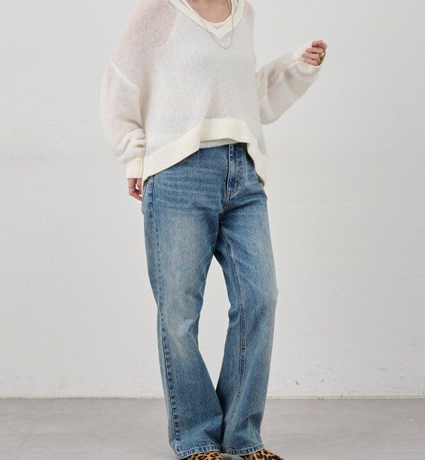  「レイヤードシアーニット」|ニット・セーター|