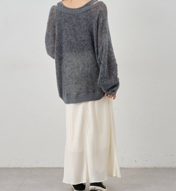  「レイヤードシアーニット」|ニット・セーター|