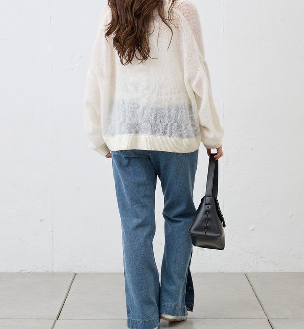  「サイドボタンデニム」|デニム|