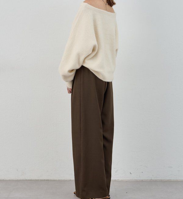 「ダブルタックワイドパンツ」|チノ|